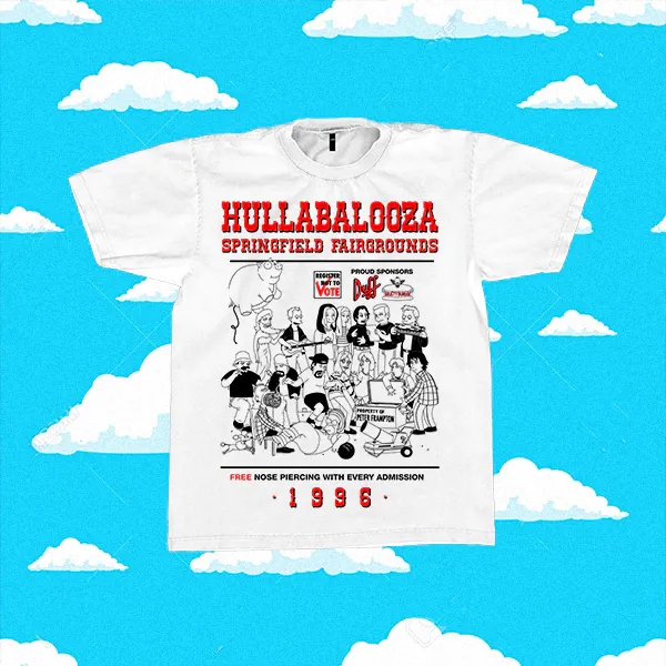Remera Simpsons Hullabalooza Unisex Tee