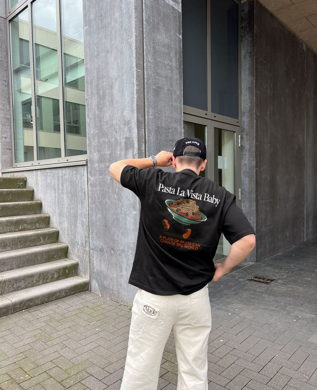 Pasta La Vista Baby Printed T-shirt（Double-sided Print）