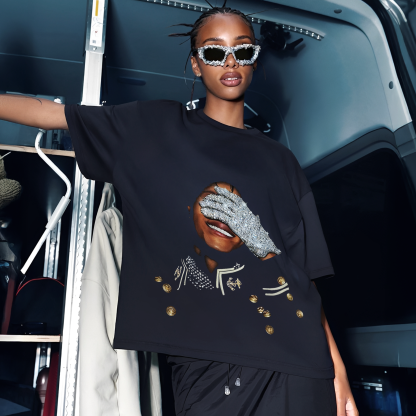 Michael Jackson Graphic Printed Unisex T-Shirt（Double-sided Print）