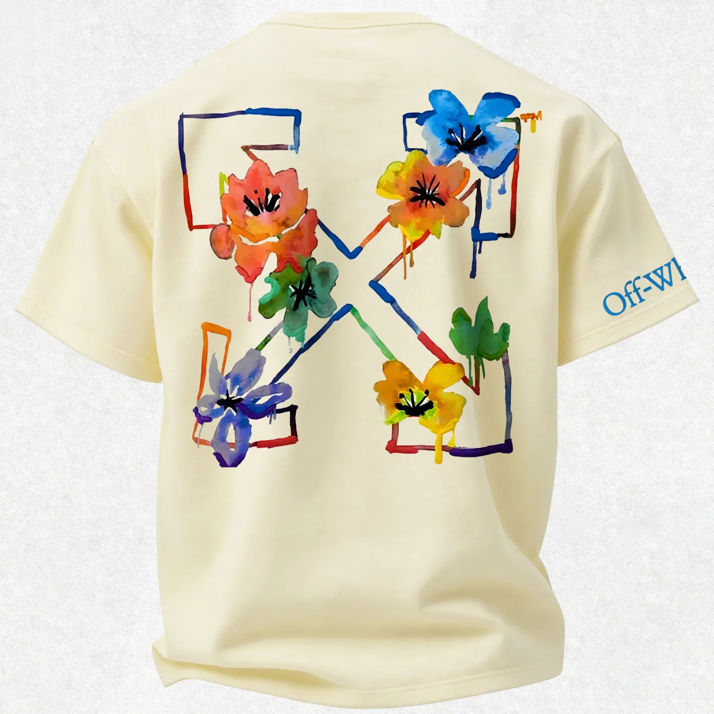 Off-white Printed Men's T-shirt