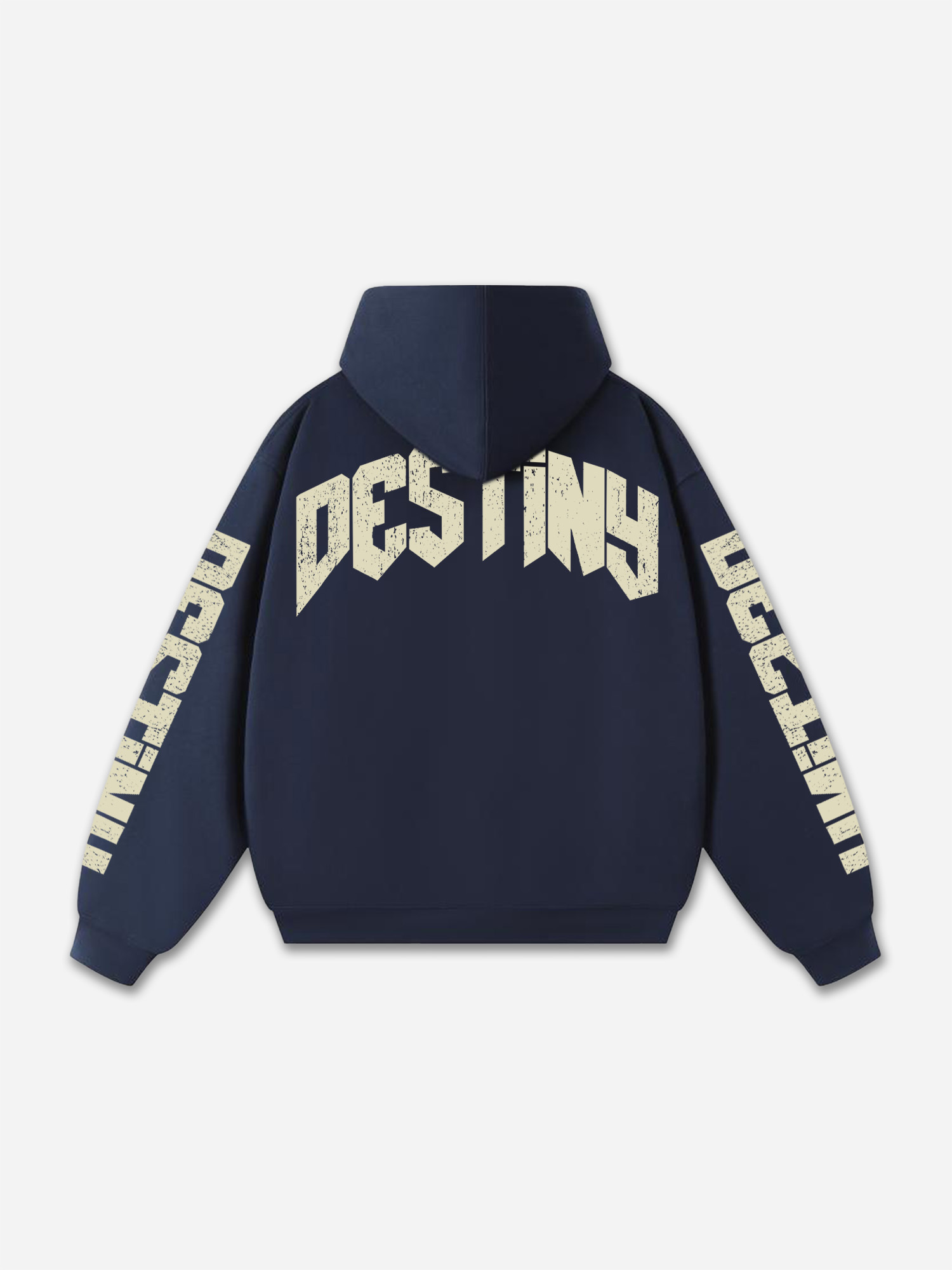 Vintage Destiny Mummy Graphic Oversized Hoodie