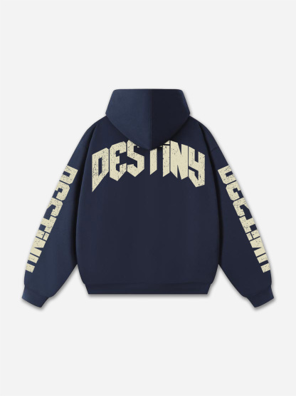 Vintage Destiny Mummy Graphic Oversized Hoodie