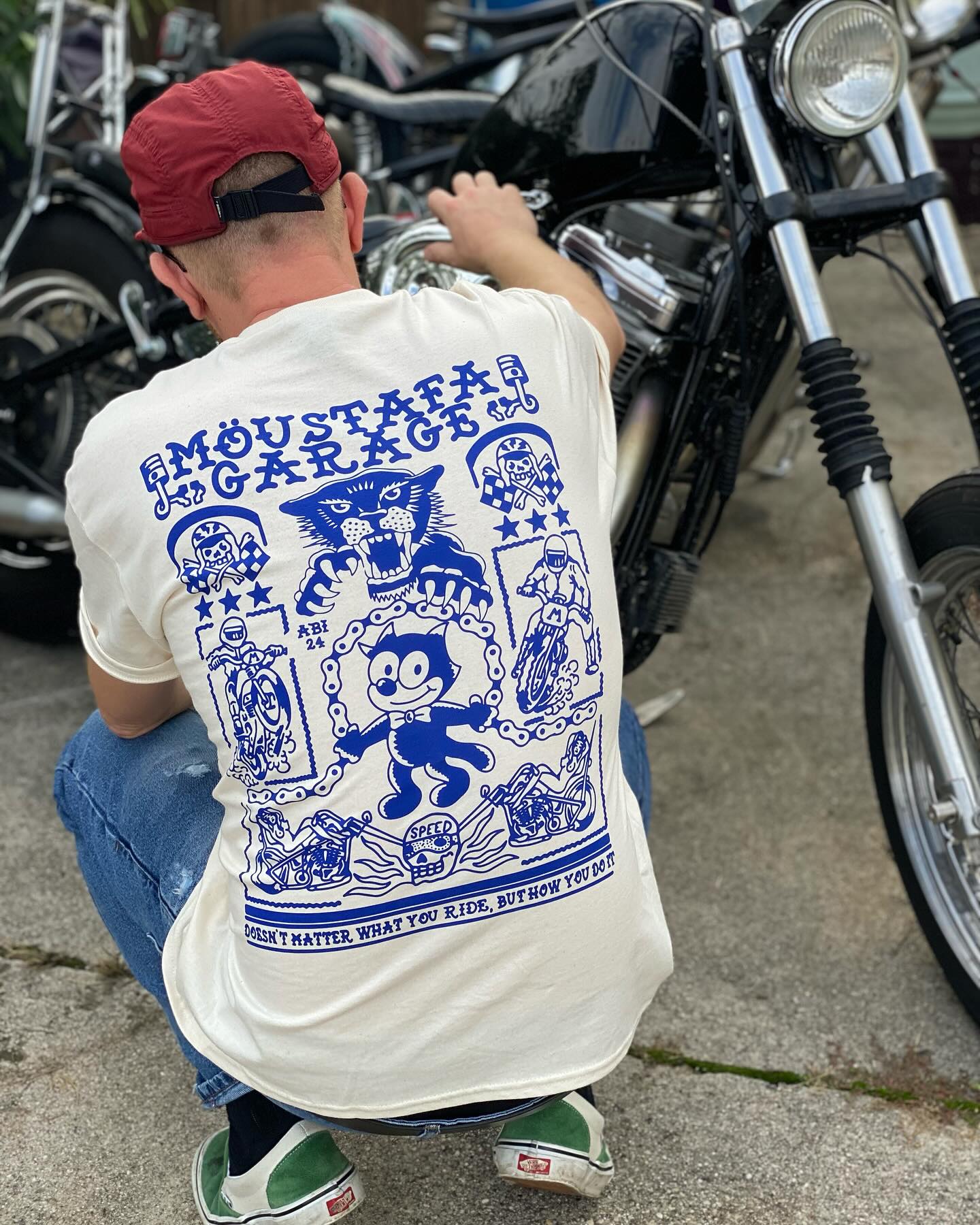 Doesn't Matter What You Ride, But How You Do It Printed T-Shirt