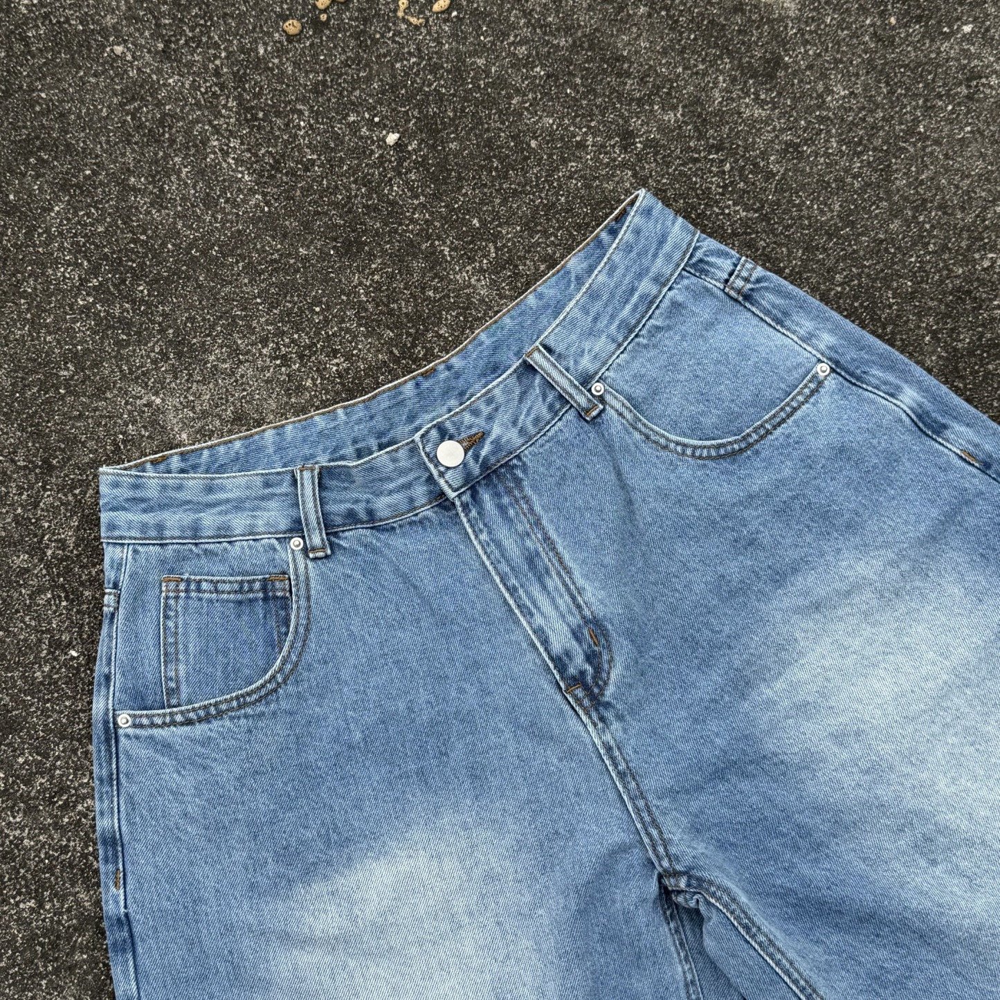 Vintage Casual Baggy Jorts Denim Shorts