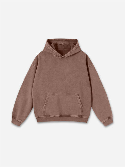 Vintage Essential Washed Pullover Hoodies