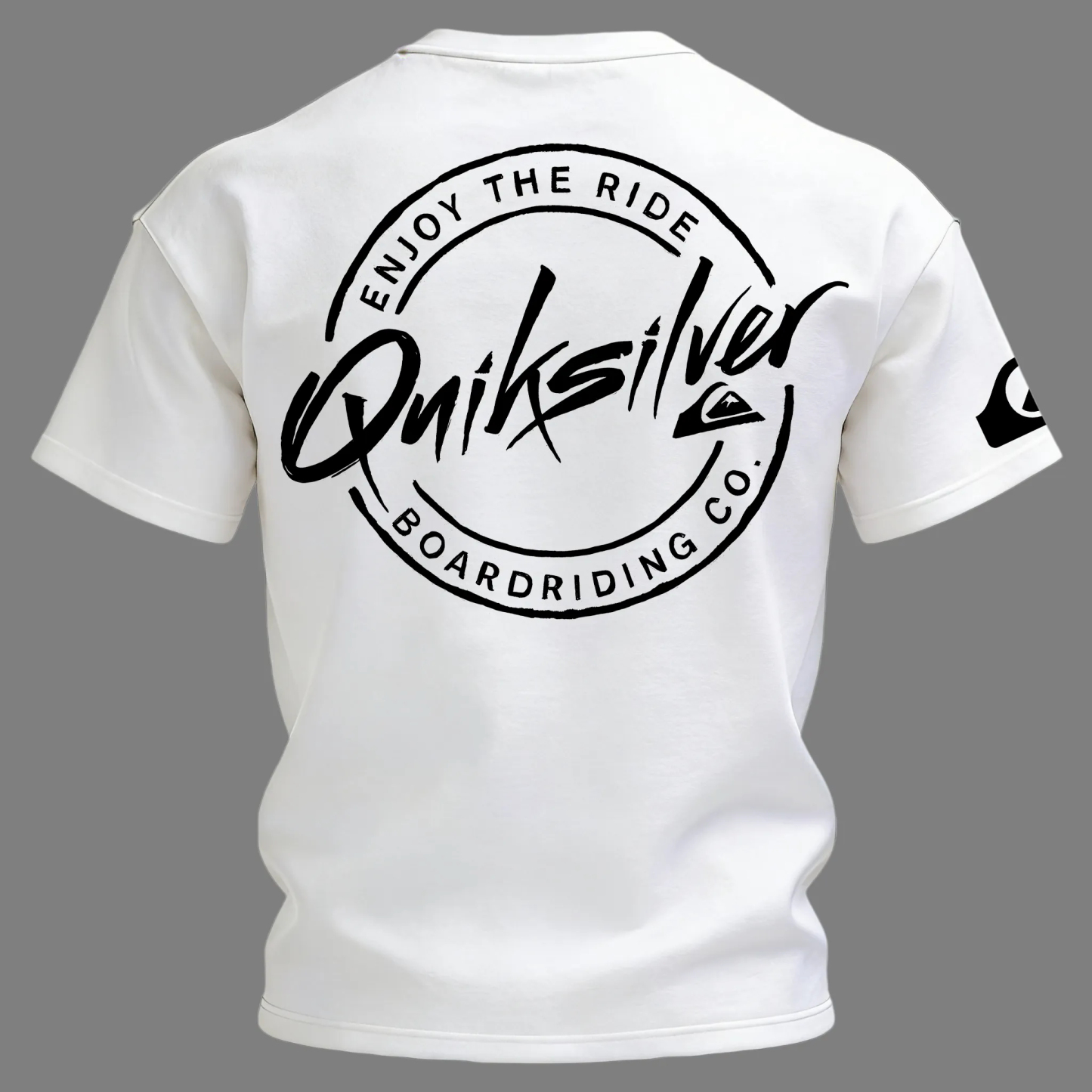 Quiksilver Enjoy The Ride Circle Logo Printed Men's T-shirt