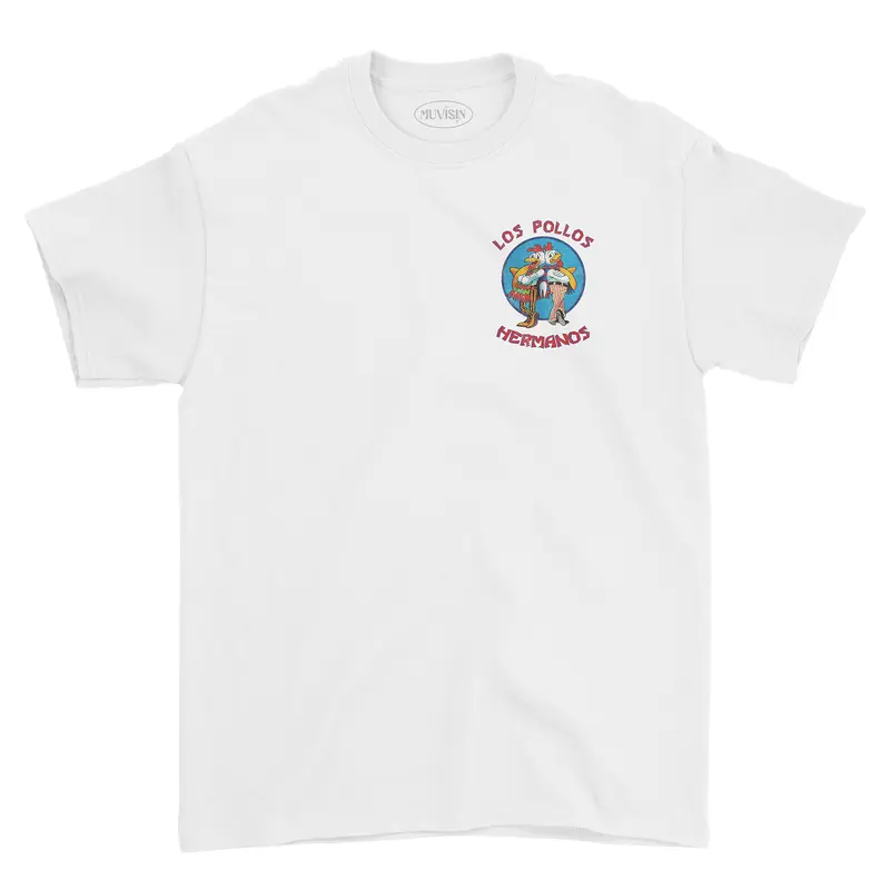 Los Pollos Hermanos Breaking Bad Men's T-shirt（Double-sided Print）