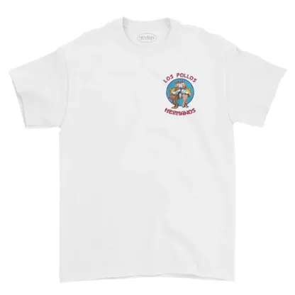 Los Pollos Hermanos Breaking Bad Men's T-shirt（Double-sided Print）
