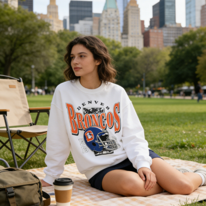 Denver Broncos Printed Sweatshirt