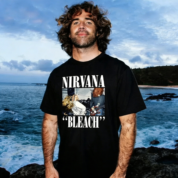 Remera Nirvana bleach Unisex Tee