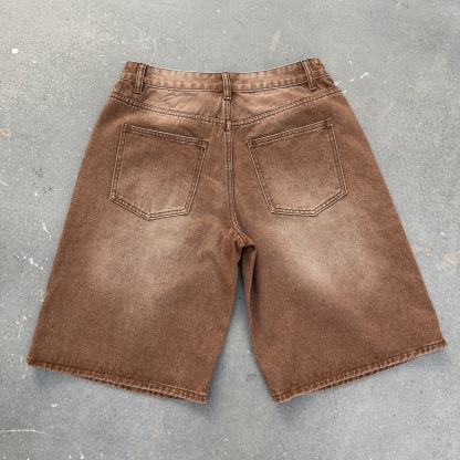 Vintage Casual Baggy Jorts Denim Shorts