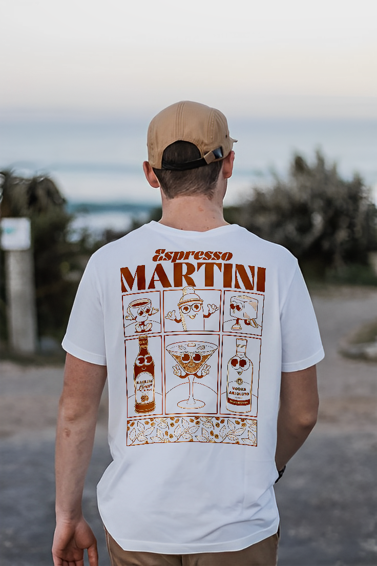 Espresso Martini Printed T-shirt（Double-sided Print）