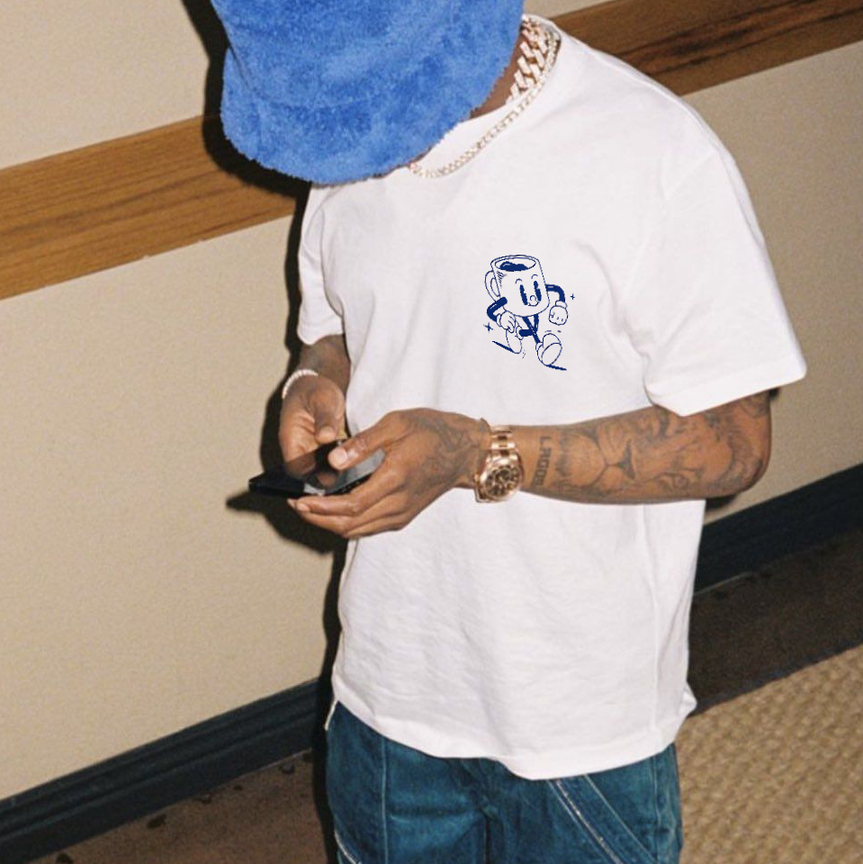 More Espresso Less Depresso Printed T-shirt（Double-sided Print）