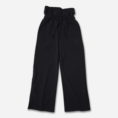 Sopula Embroidery Star Double Waistband Baggy Sweatpants