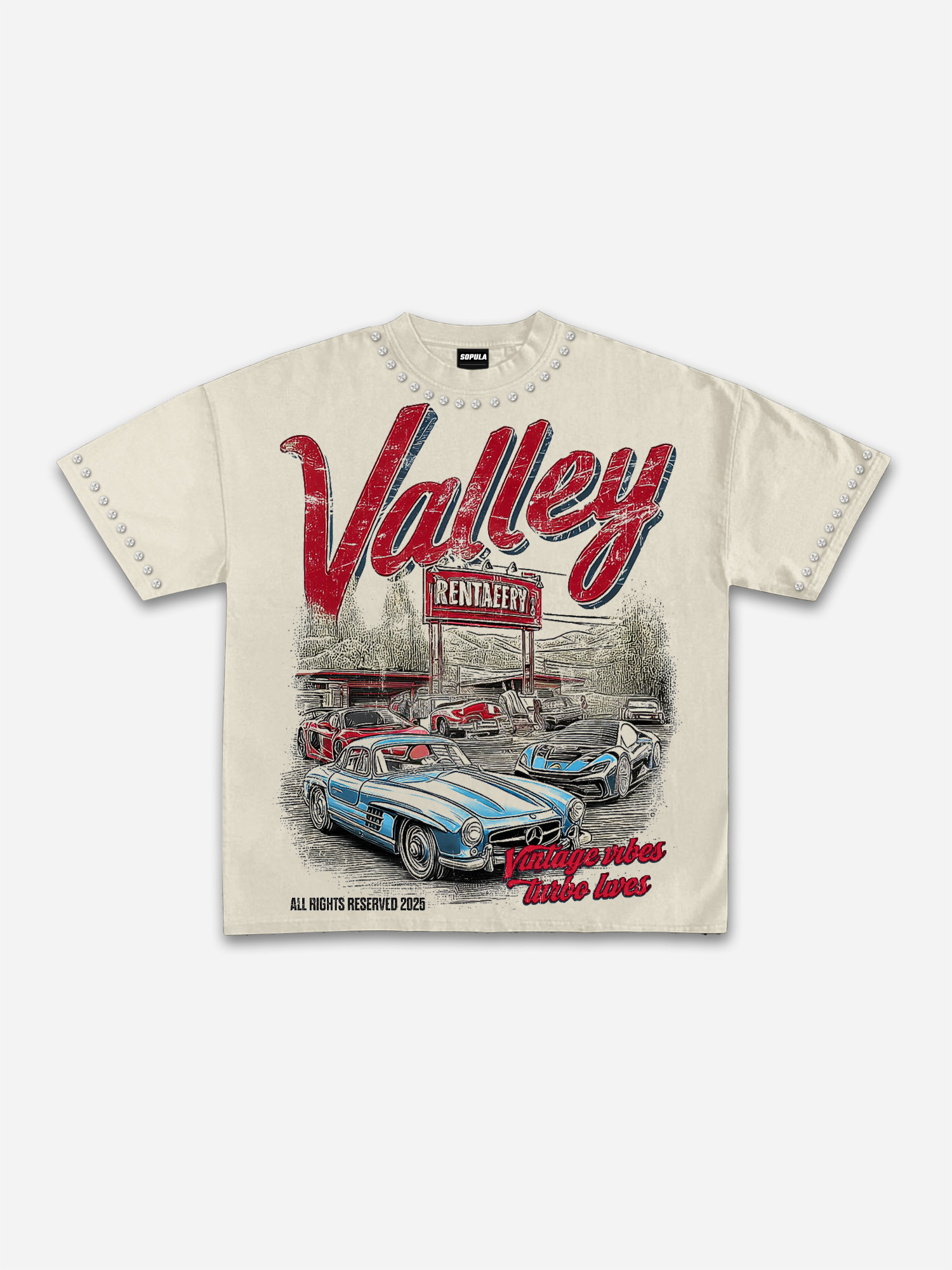 Vintage Vibes Turbo Lives Cotton T-shirt