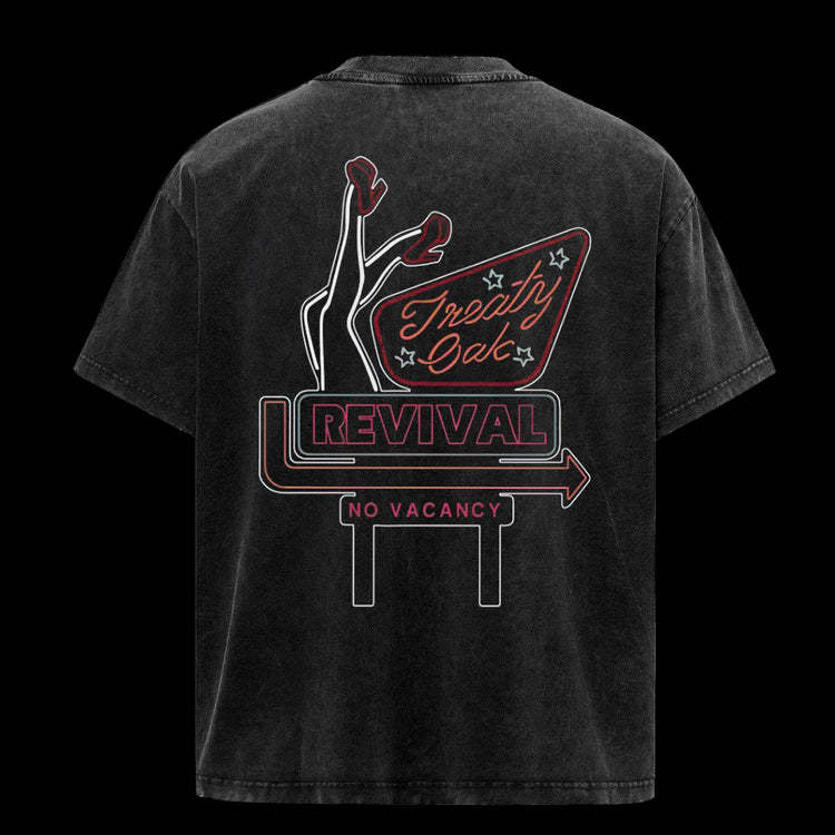 Treaty Oak Revival Printed Vintage Washed T-shirt（Double-sided Print）