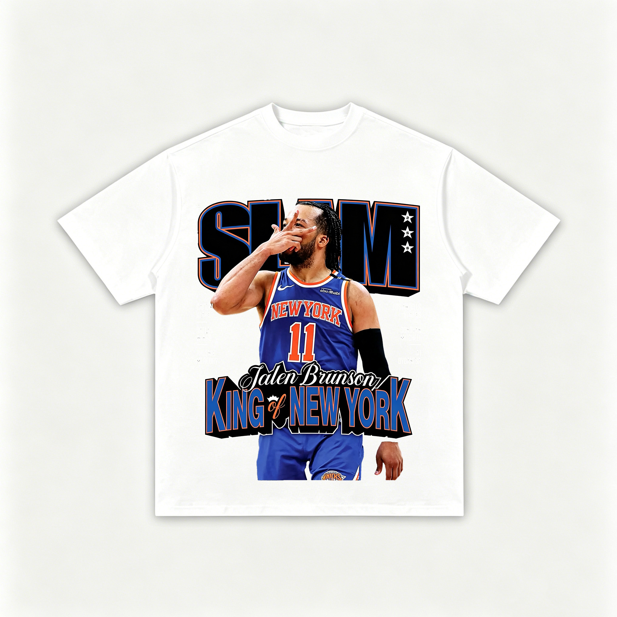 Slam Brunson King Of New York Printed Men's T-shirt