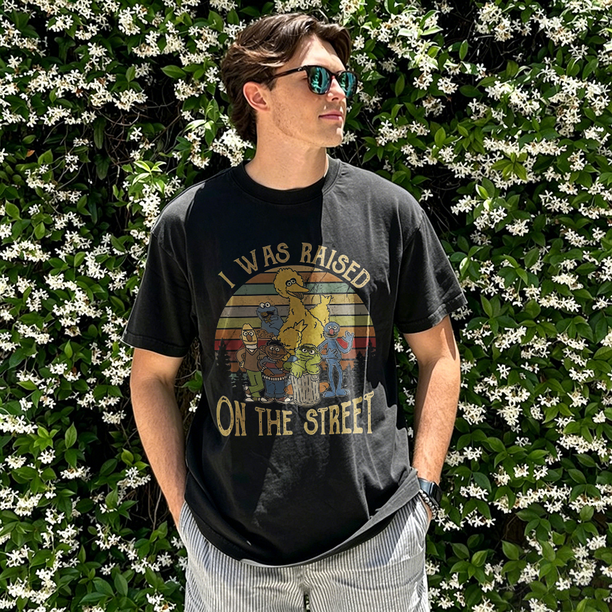 I Was Raised On The Street Printed Men's T-shirt 2605000922