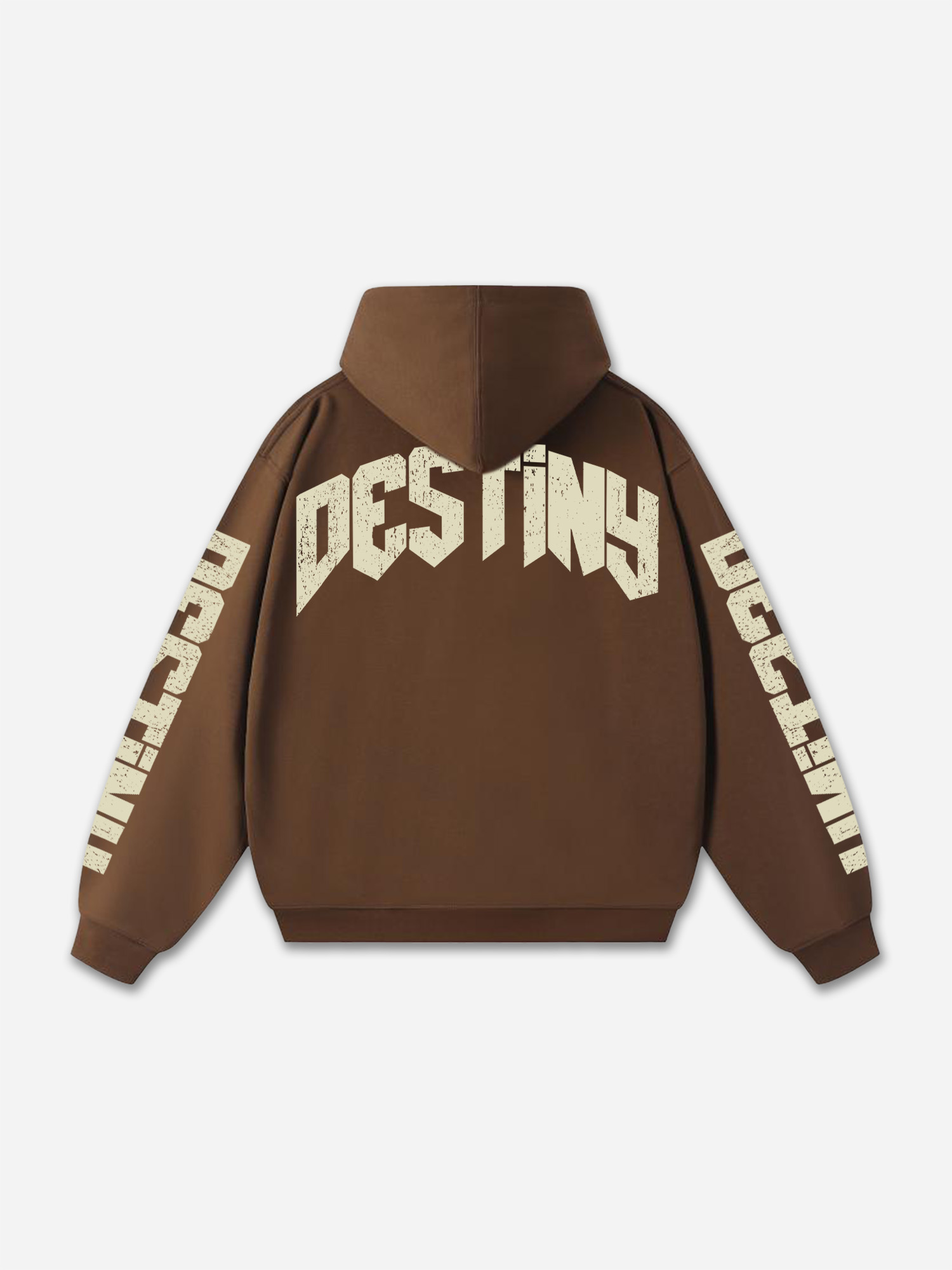 Vintage Destiny Mummy Graphic Oversized Hoodie
