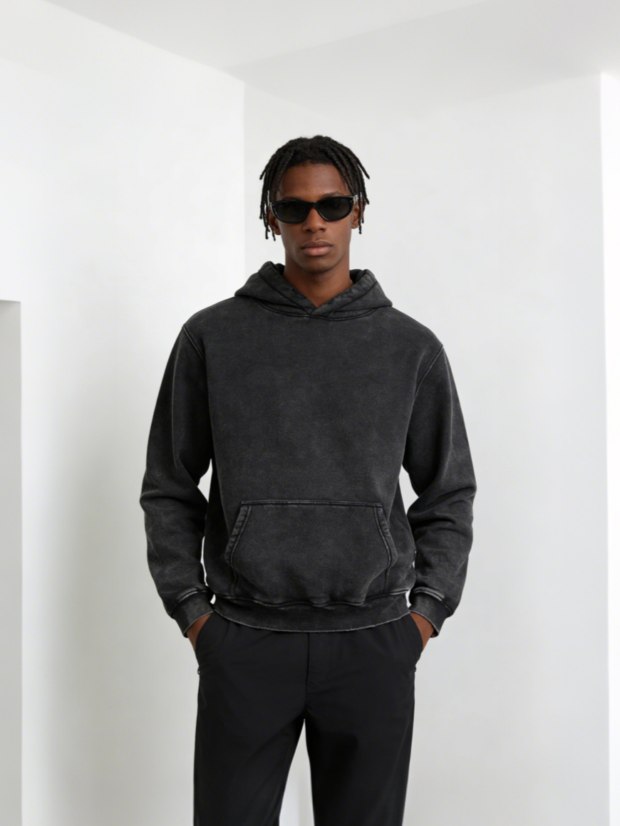 Vintage Essential Washed Pullover Hoodies