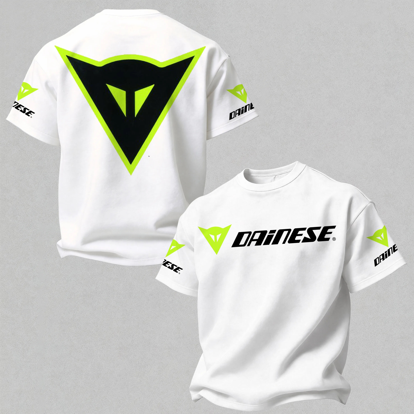 Dainese Neon Triangle Logo Printed Men's T-shirt