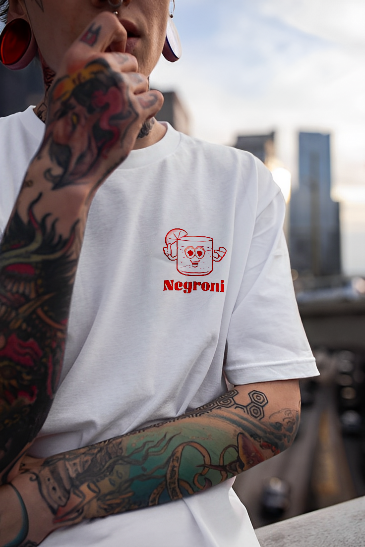 Negroni Printed T-shirt（Double-sided Print）