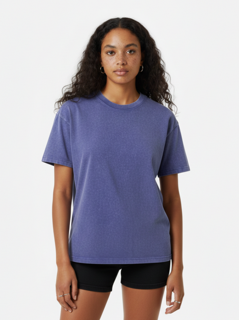 Unisex Essentials Vintage Acid Wash Oversized T-Shirt