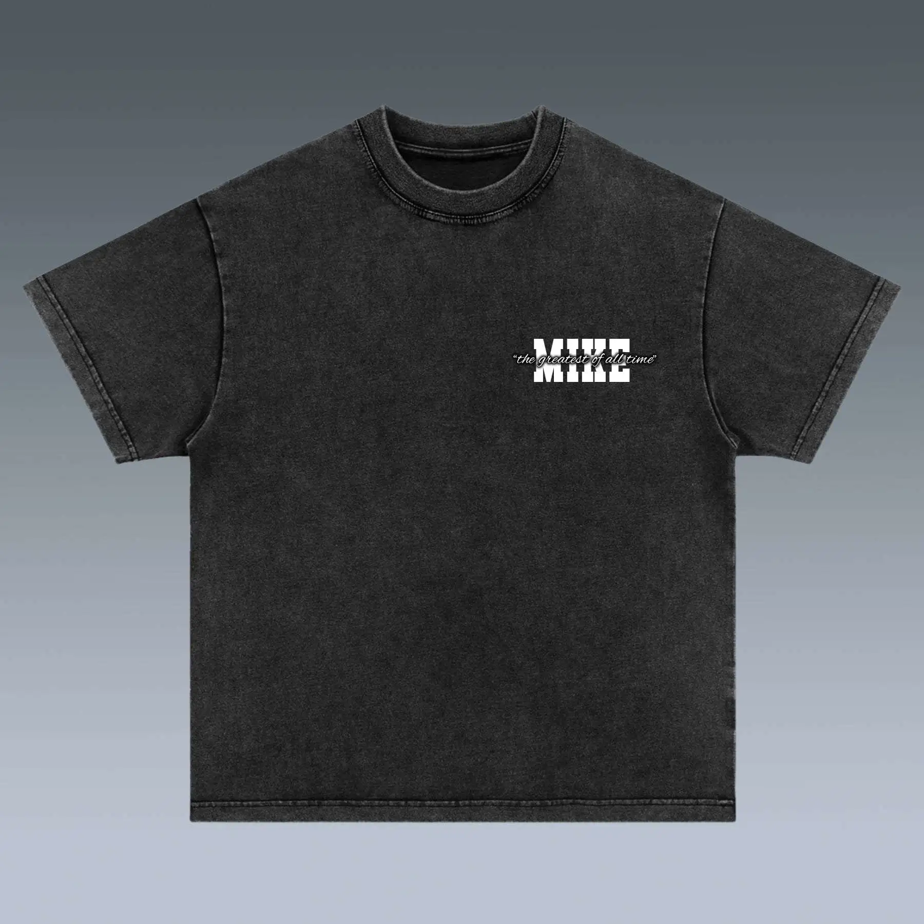 GOAT Printed Vintage Washed T-shirt（Double-sided Print）