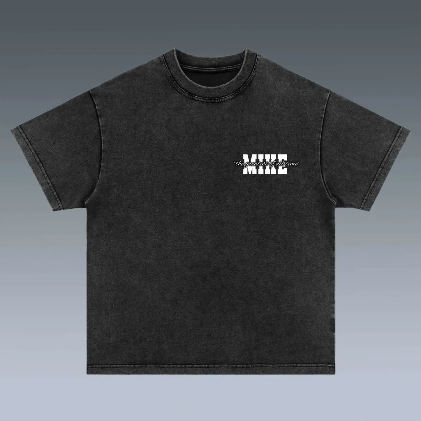 GOAT Printed Vintage Washed T-shirt（Double-sided Print）