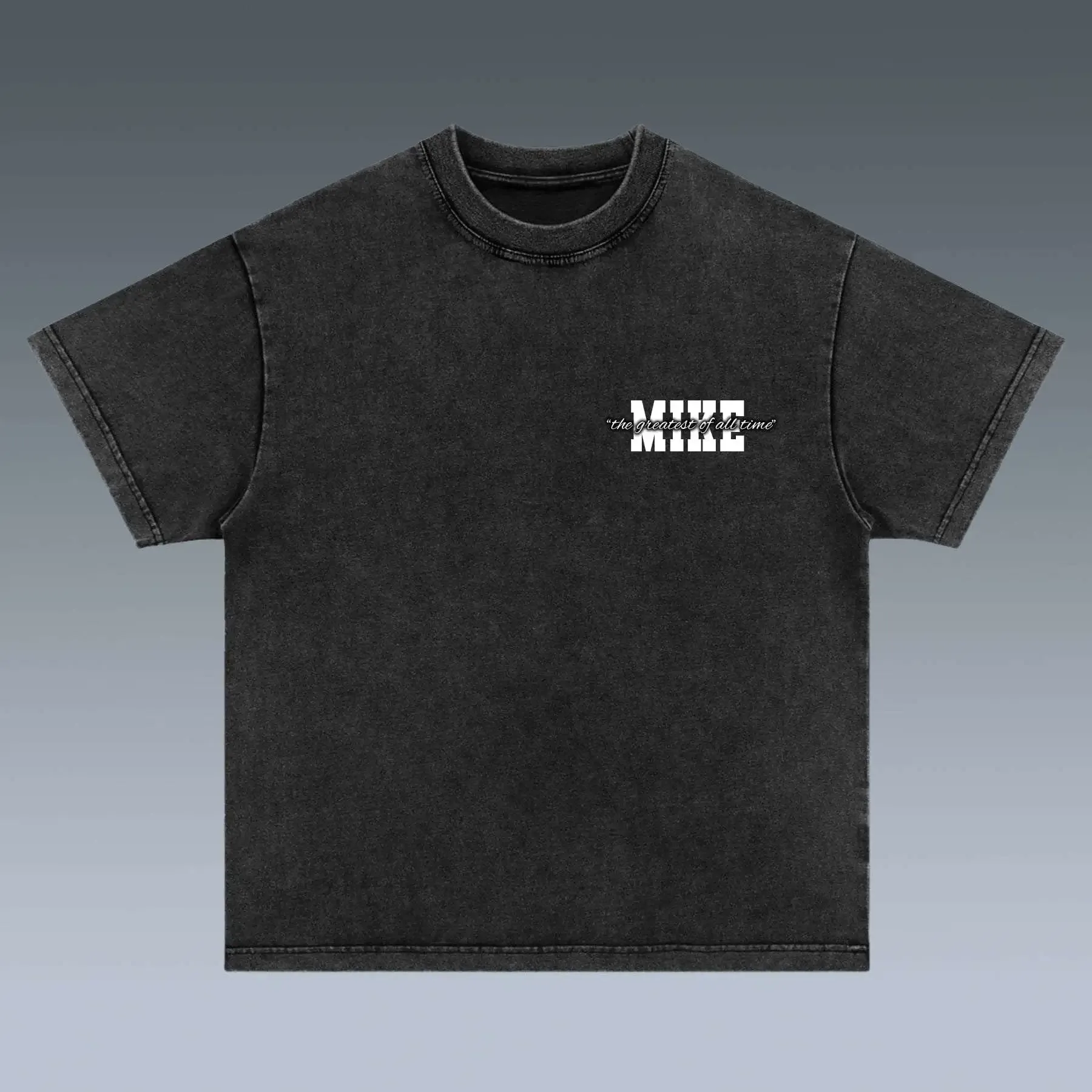 GOAT Printed Vintage Washed T-shirt（Double-sided Print）