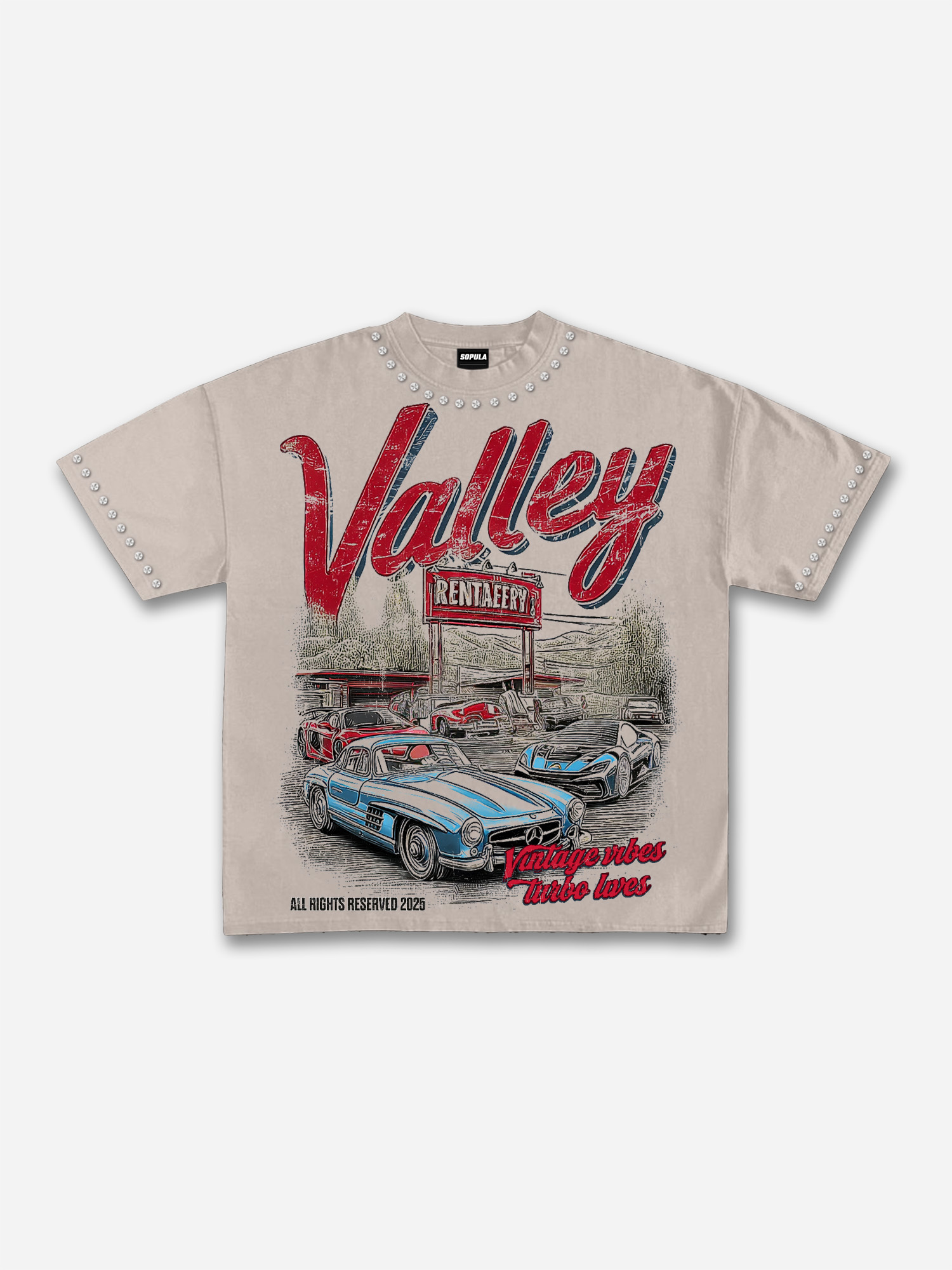 Vintage Vibes Turbo Lives Cotton T-shirt