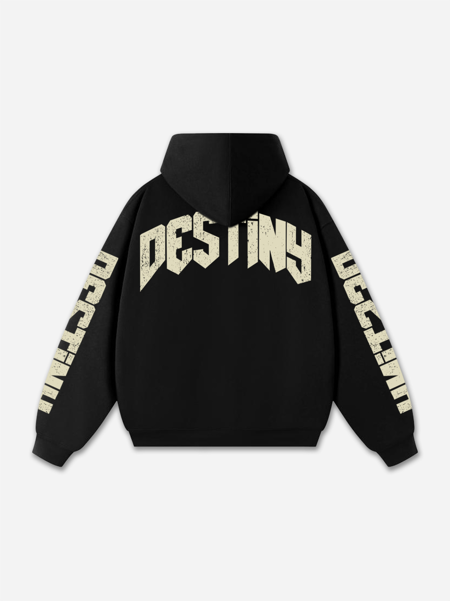 Vintage Destiny Mummy Graphic Oversized Hoodie