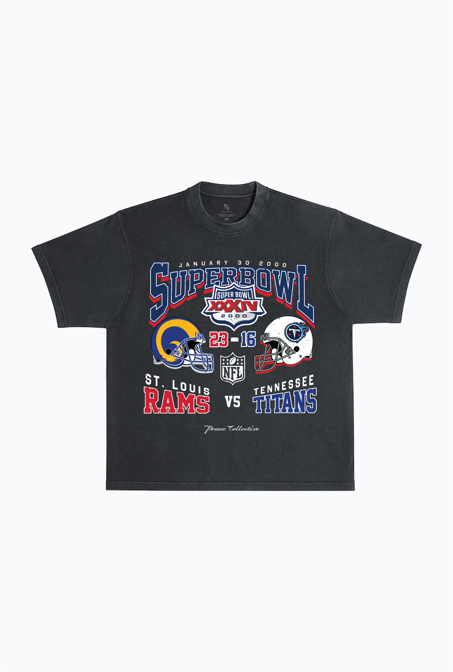 Super Bowl XXXIV: St. Louis Rams vs. Tennessee TitansWashed T-shirt