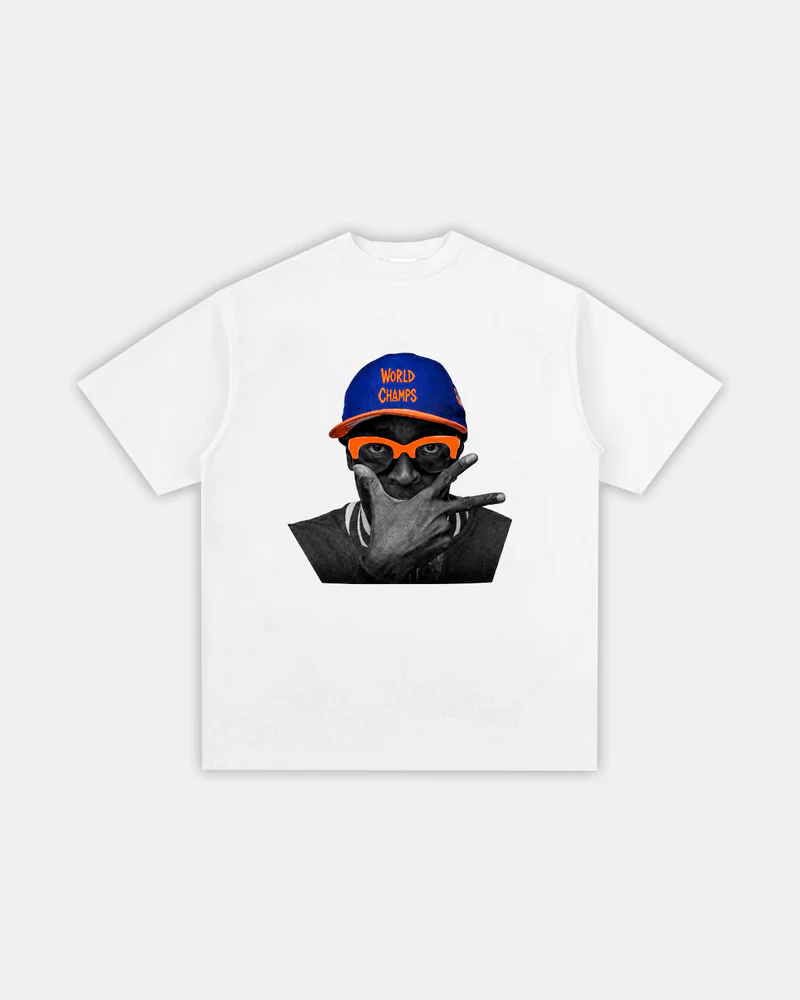 Spike Lee Knicks "WORLD CHAMPS" T-Shirt（Double-sided Print）