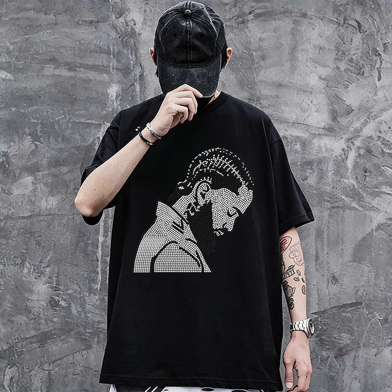 Nipsey Hussle Profile Portrait Graphic T-Shirt