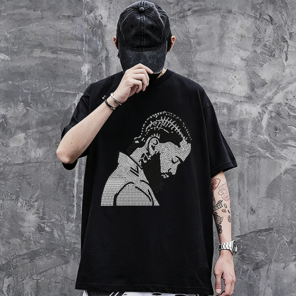 Nipsey Hussle Profile Portrait Graphic T-Shirt
