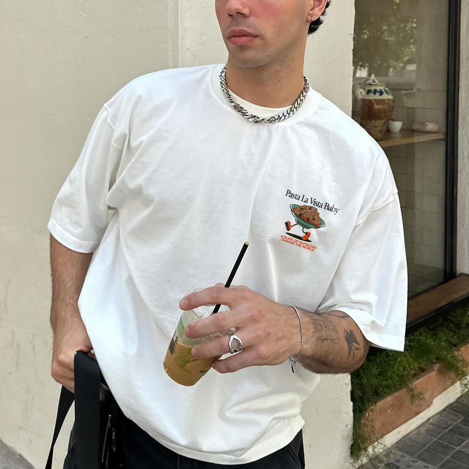 Pasta La Vista Baby Printed T-shirt（Double-sided Print）