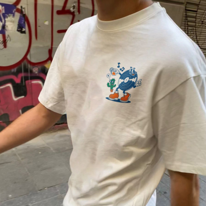 Tequila & Techno Printed T-shirt（Double-sided Print）