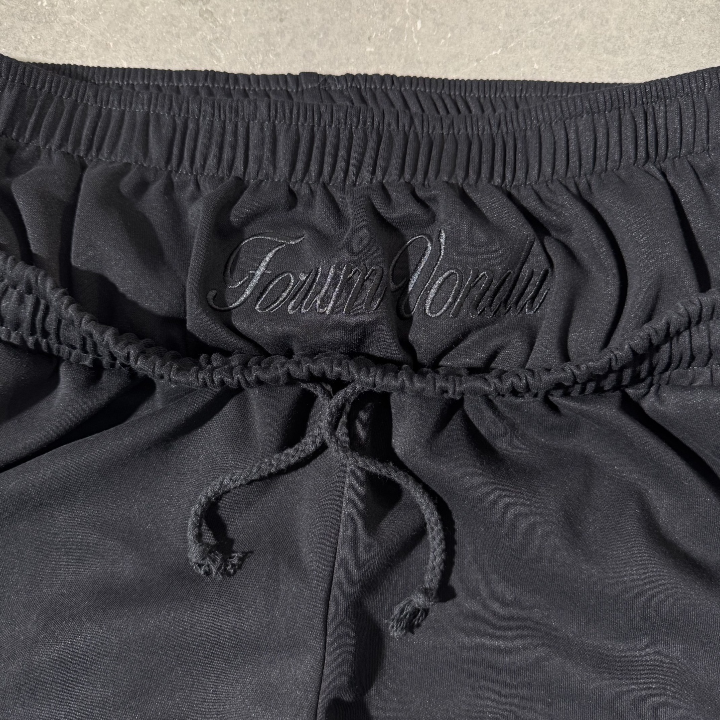 Sopula Embroidery Star Double Waistband Baggy Sweatpants