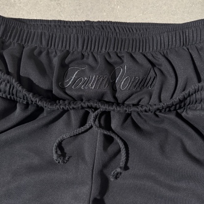 Sopula Embroidery Star Double Waistband Baggy Sweatpants