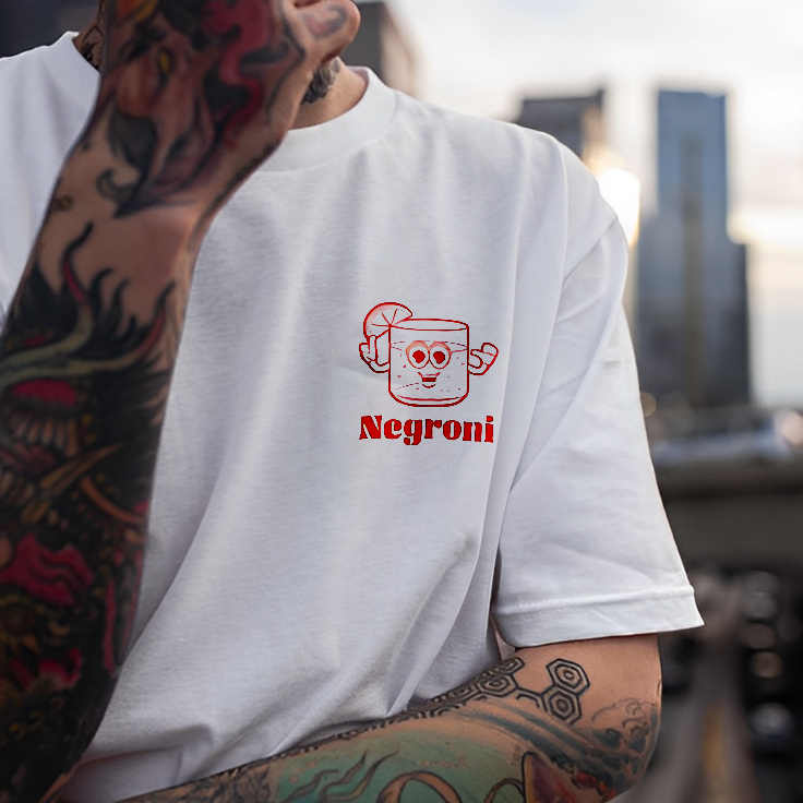 Negroni Printed T-shirt（Double-sided Print）
