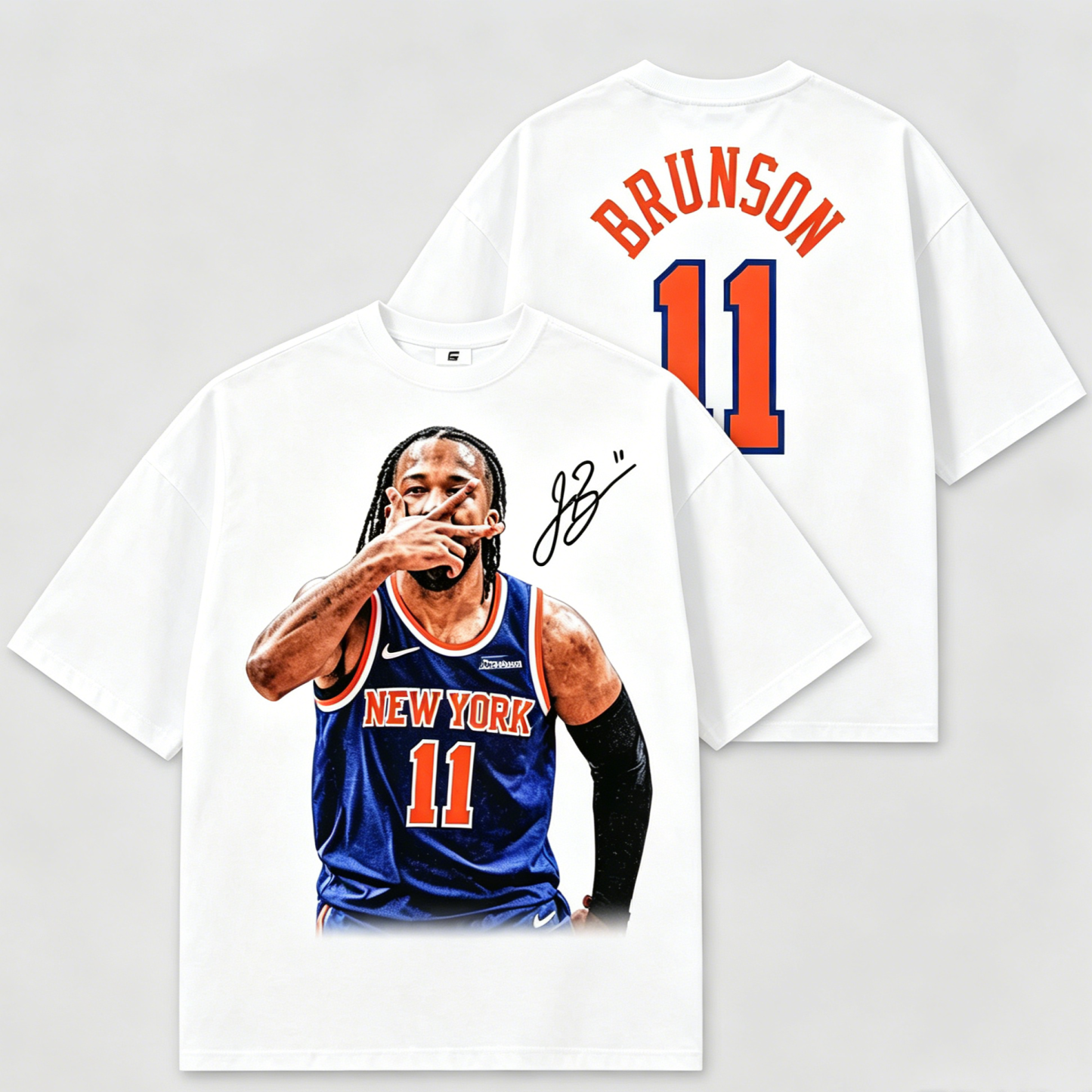 BRUNSON Take over the game T-Shirt（Double-sided Print）