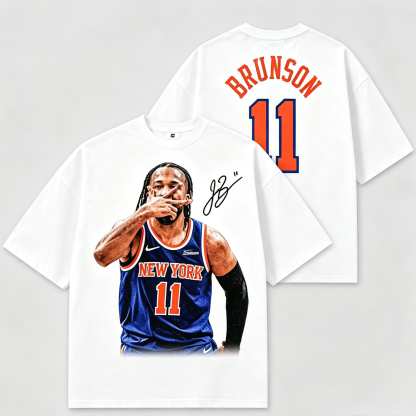 BRUNSON Take over the game T-Shirt（Double-sided Print）