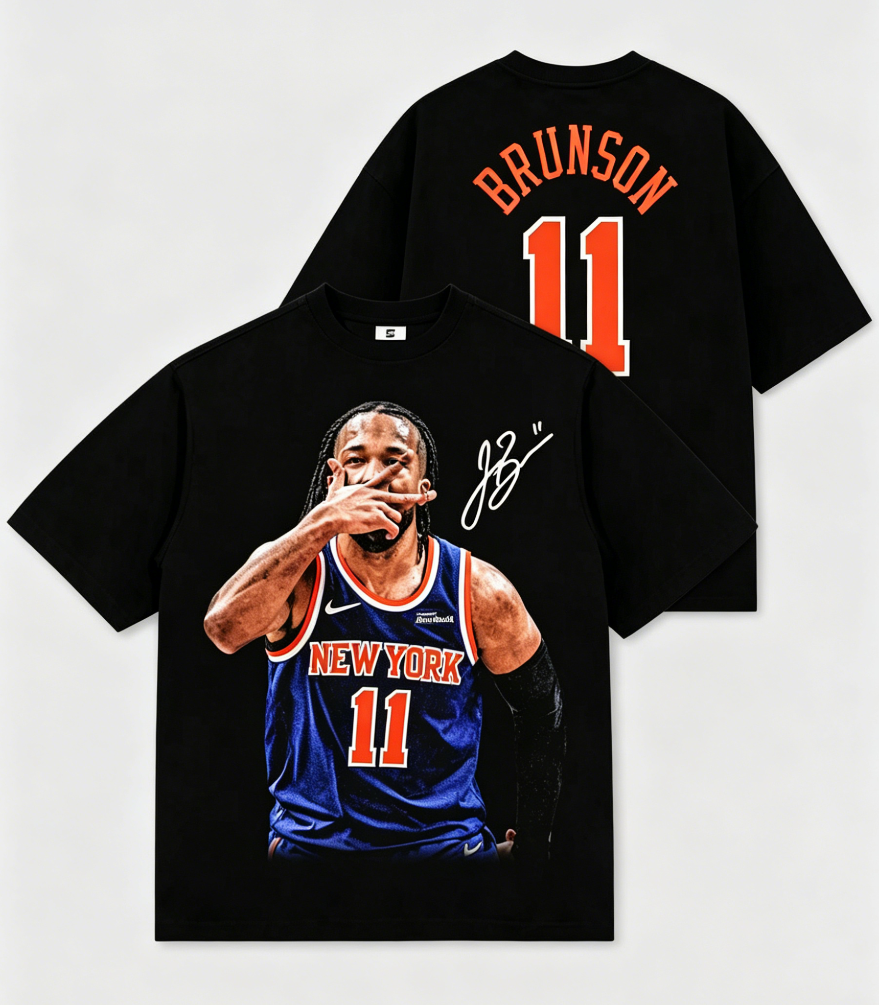 BRUNSON Take over the game T-Shirt（Double-sided Print）