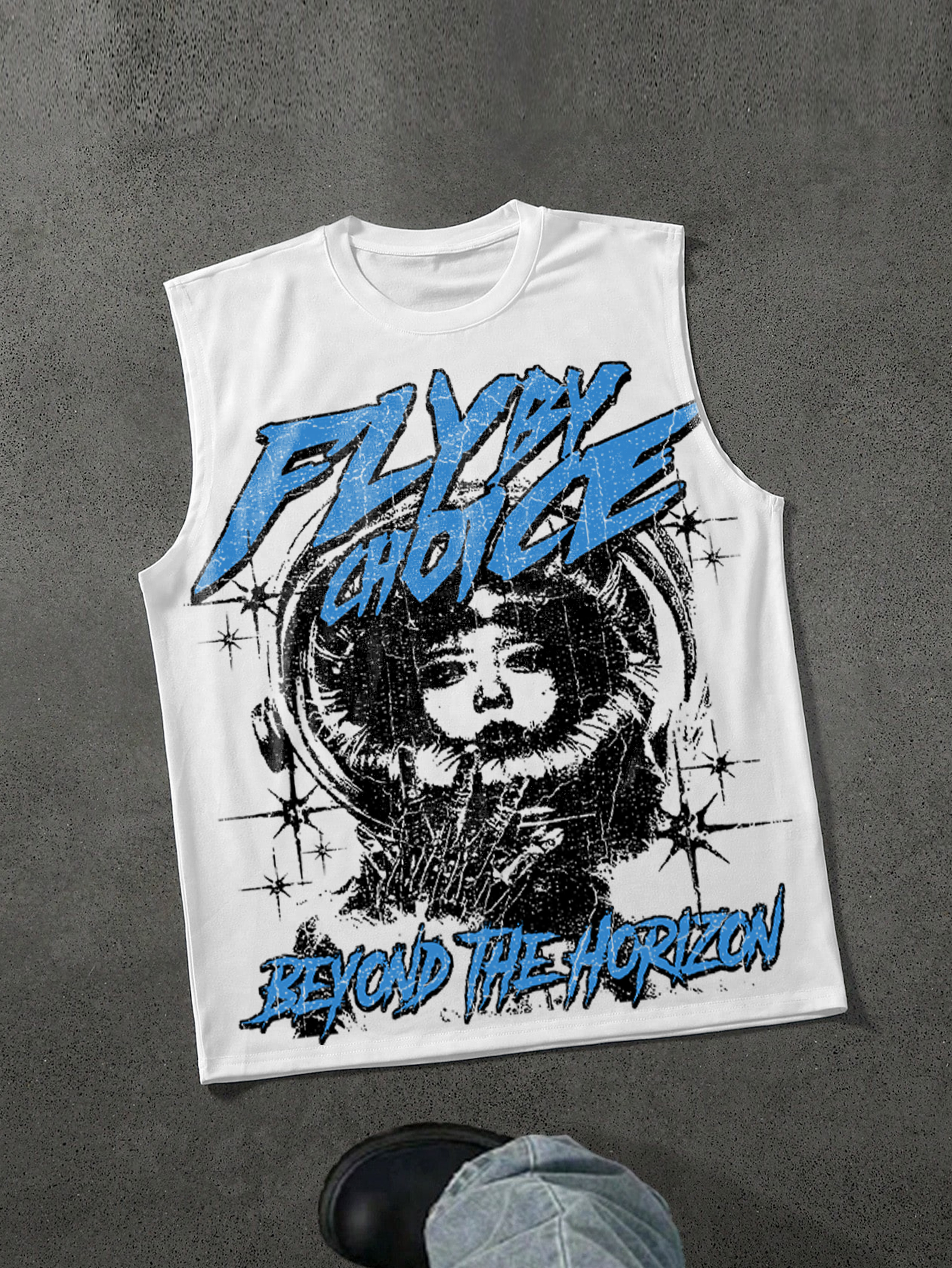 Fly By Choice Graphic Sleeveless Shirt Tank Top