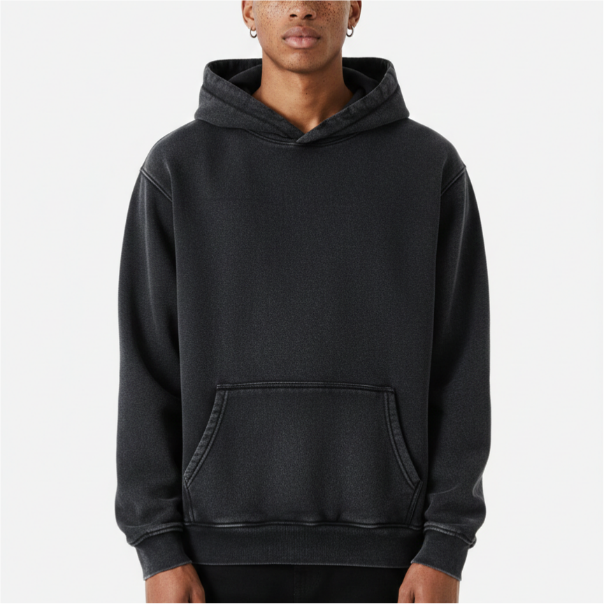 Vintage Essential Washed Pullover Hoodies