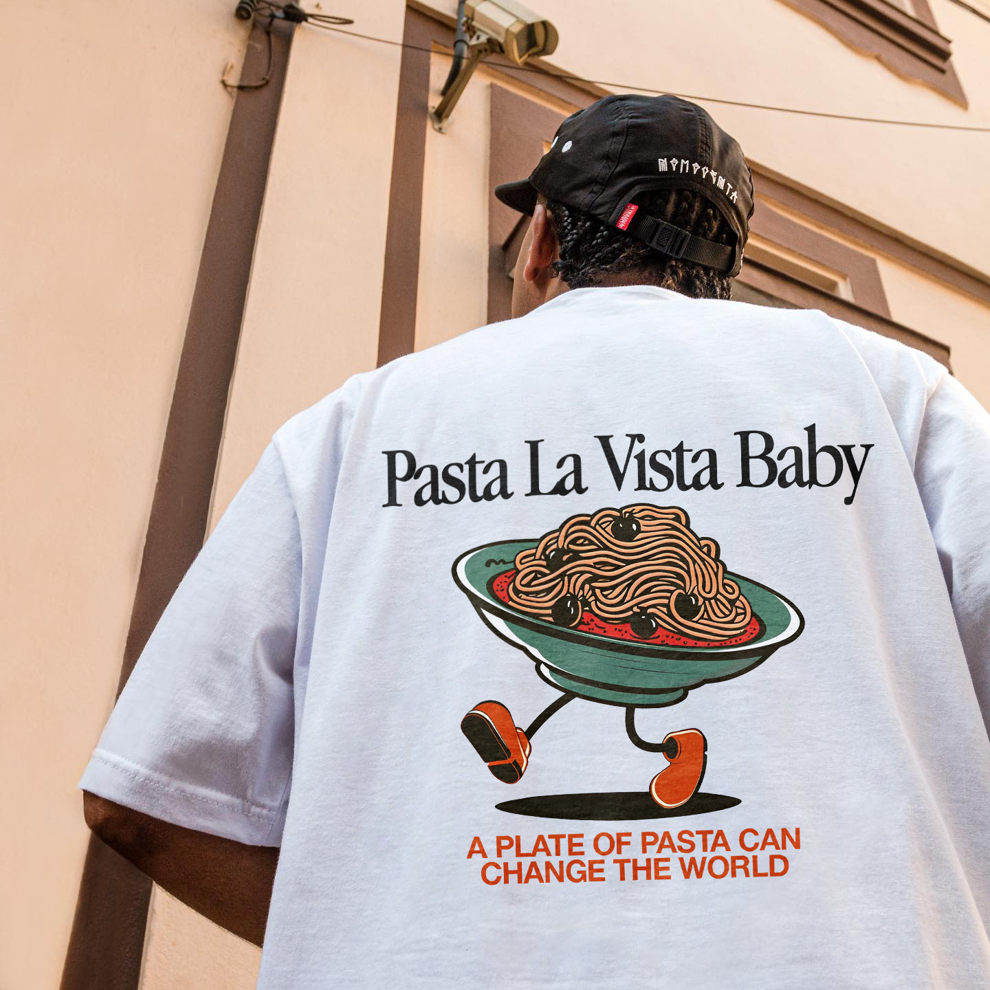 Pasta La Vista Baby Printed T-shirt（Double-sided Print）