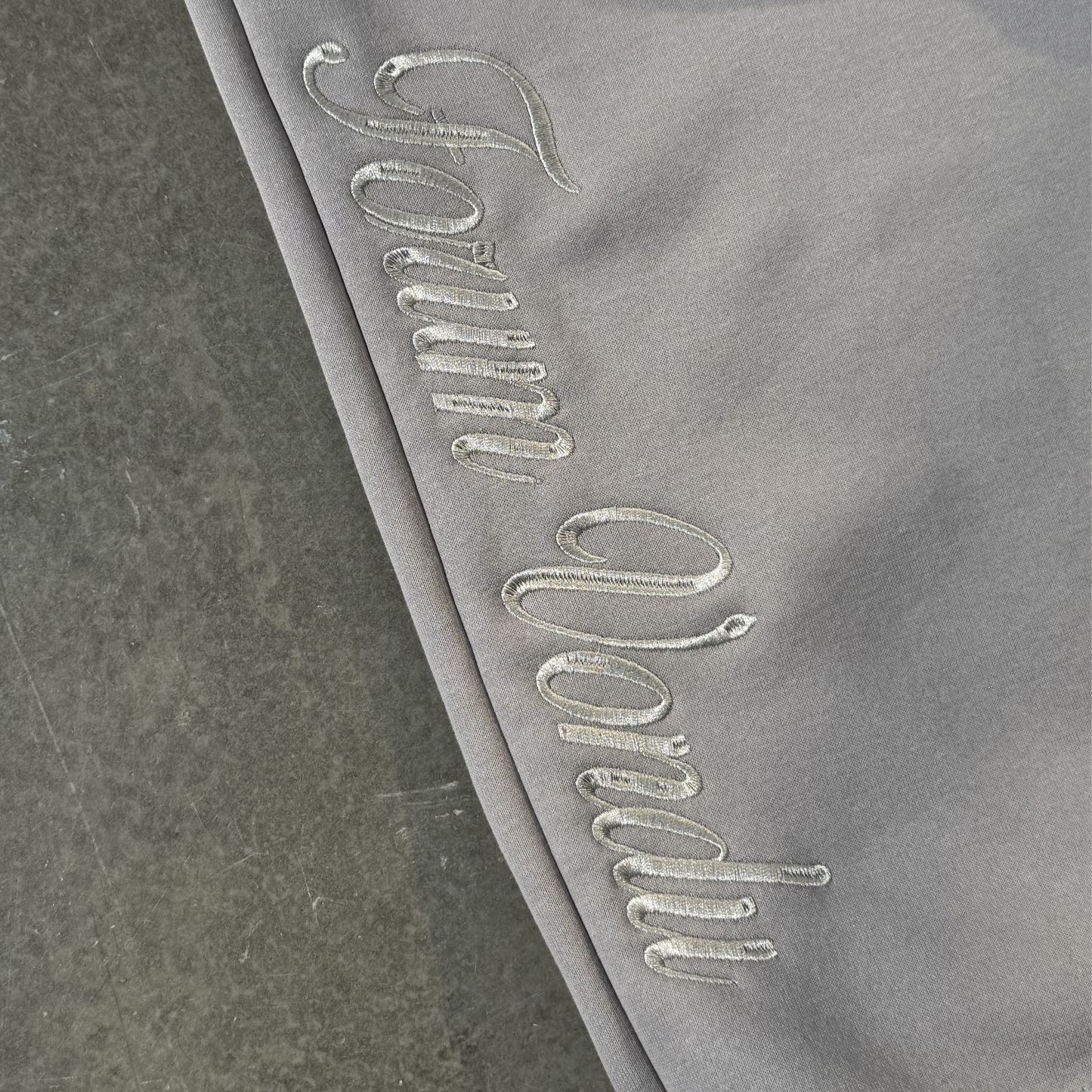 Sopula Embroidery Star Double Waistband Baggy Sweatpants