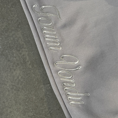 Sopula Embroidery Star Double Waistband Baggy Sweatpants