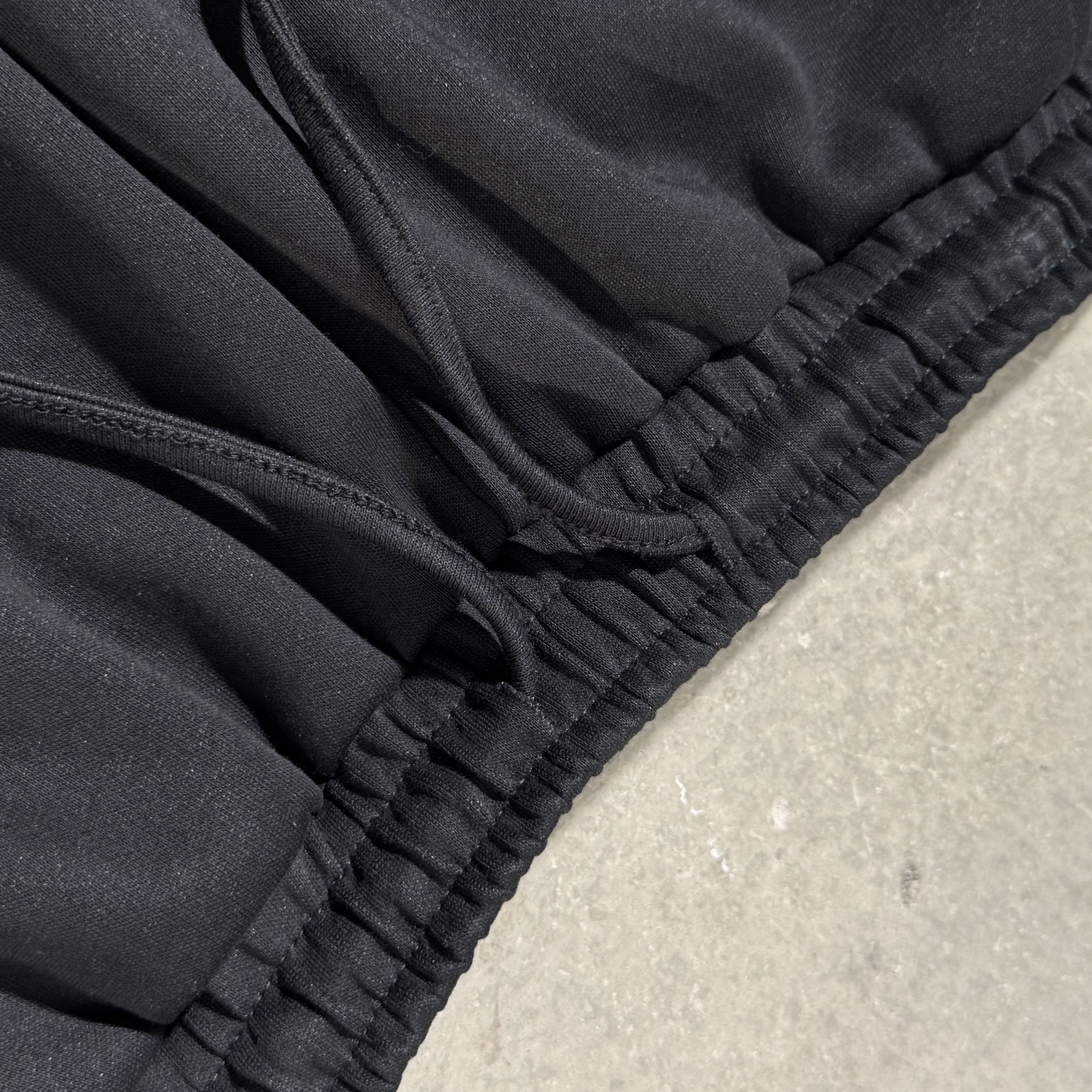 Retro High Street Scimitar Stitching Wide Leg Sports Pants